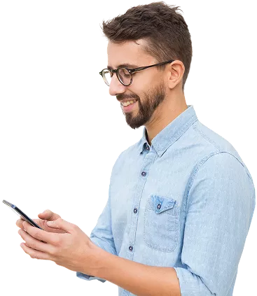 Person using phone